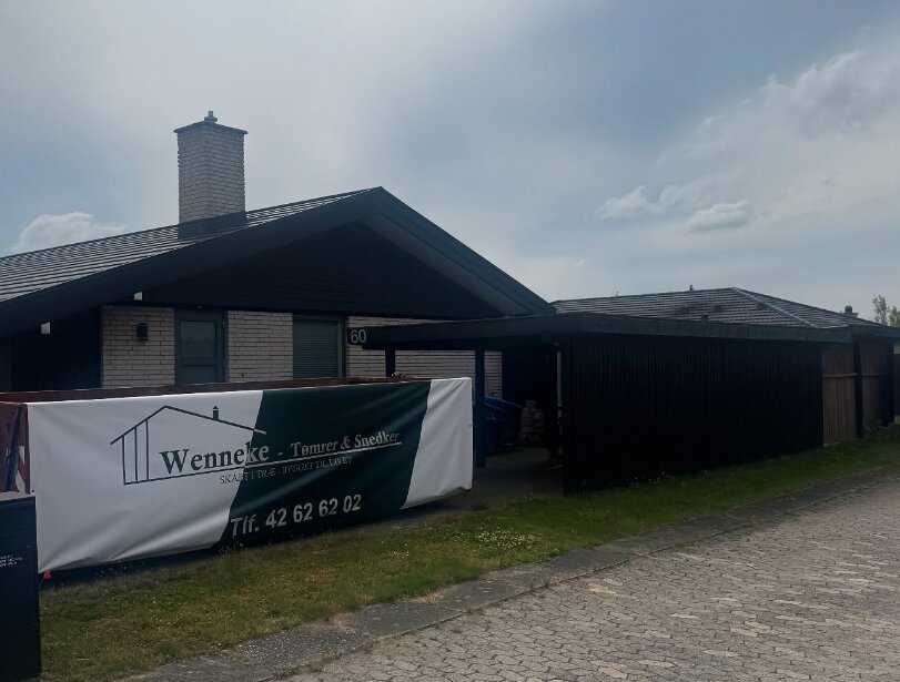 Garage før bygning