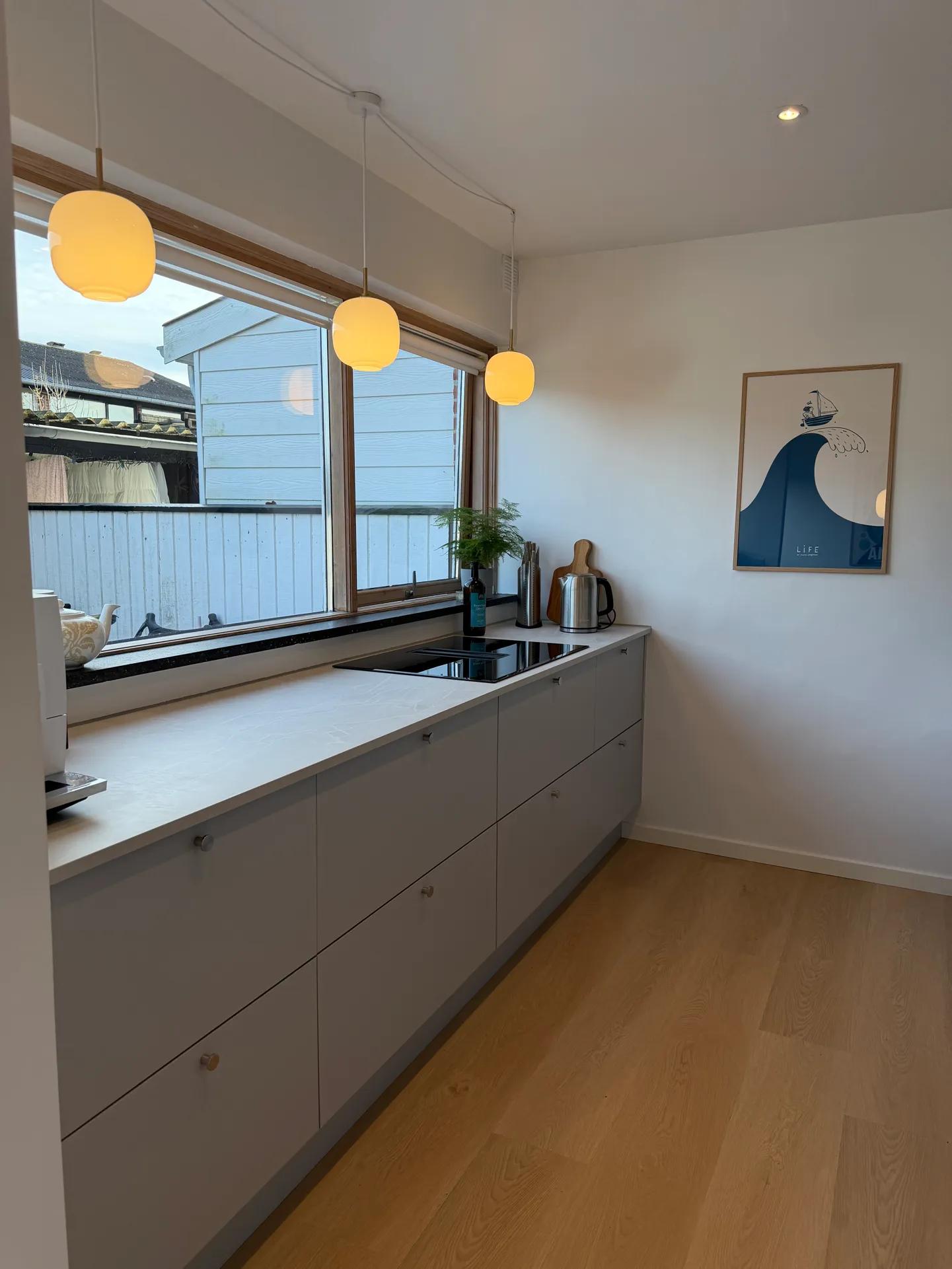 Køkken efter renovering